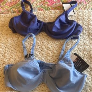 2 Bali minimize bras 36C